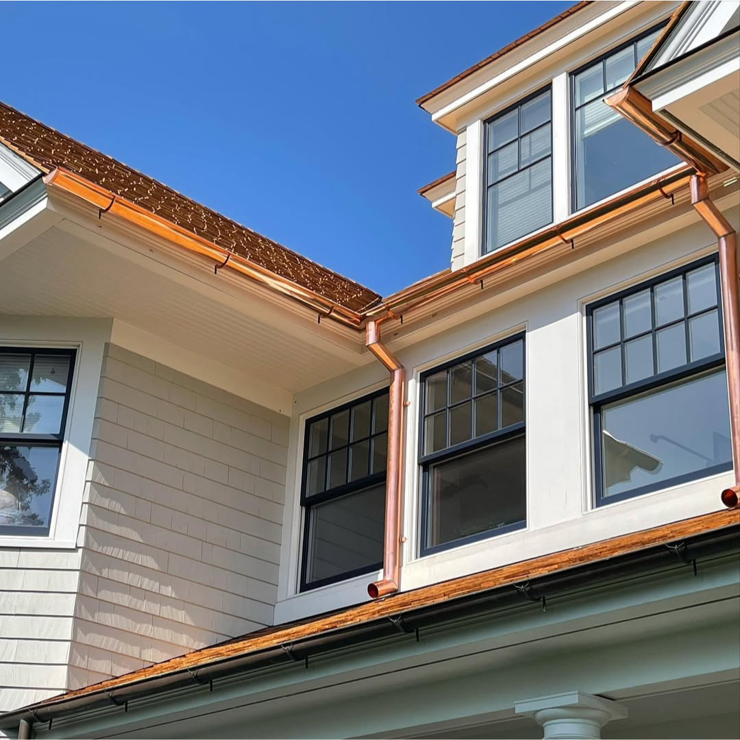 Copper Gutter Installation Fairfield CT | Stunning Copper Gutters by ...